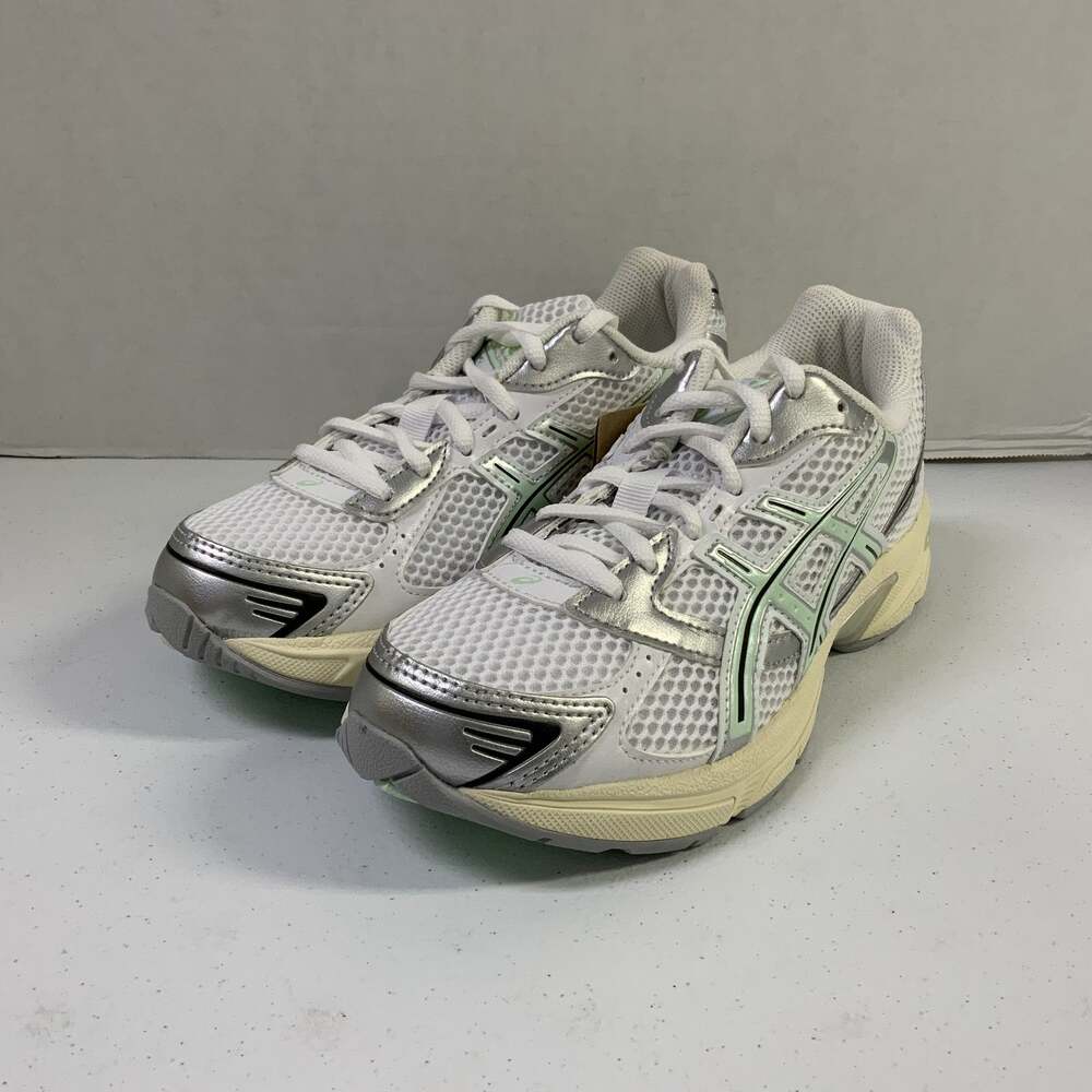ASICS Gel 1130 White Mint Tint 1202A164 120 Size 6 Women Green Mesh Runner Retro